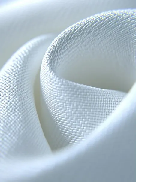 Dettaglio di un tessuto bianco